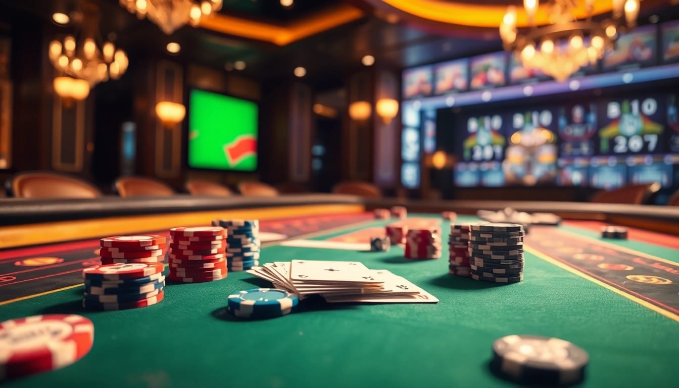 Play exciting casino games featuring e2bet vip with vibrant colors and a lively atmosphere.