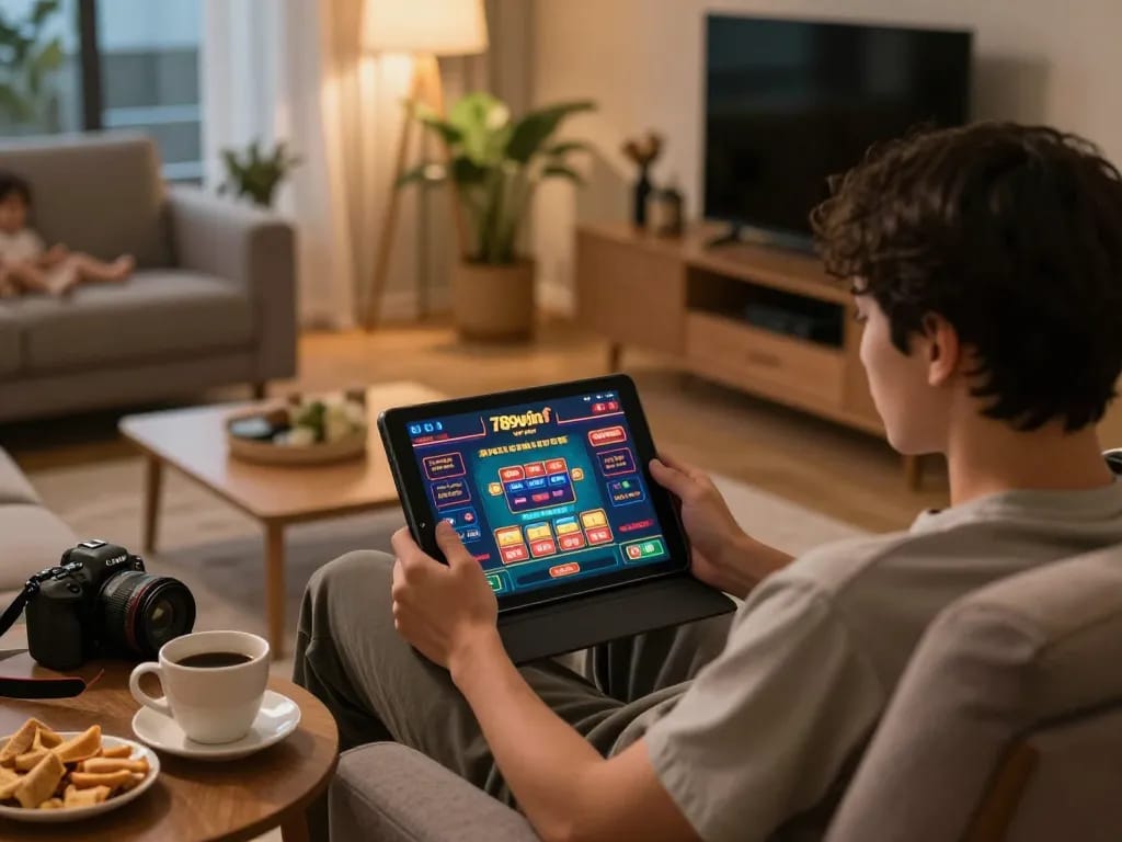 Engaging with 789winf's online casino platform for strategic gameplay at home