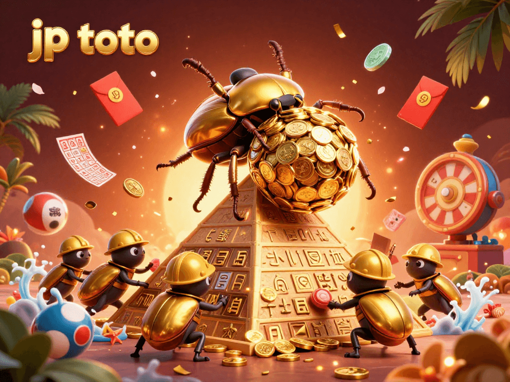 Engage with jp toto's classic lottery games, featuring vibrant 3D characters and dynamic prize elements.