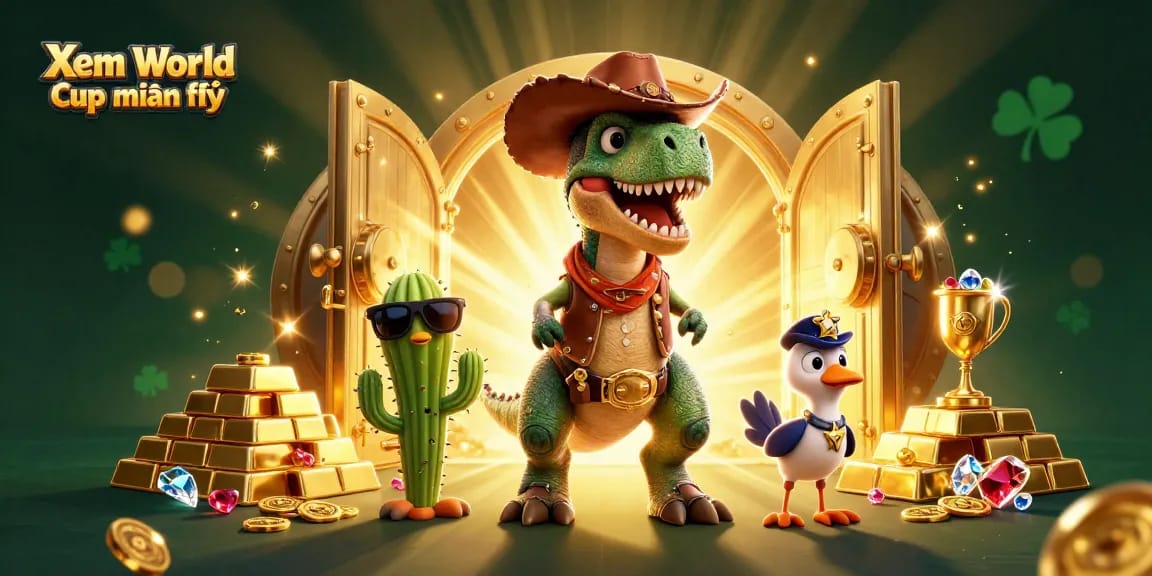 Watch Xem World Cup miễn phí with exciting sports betting elements in a dynamic casino scene.