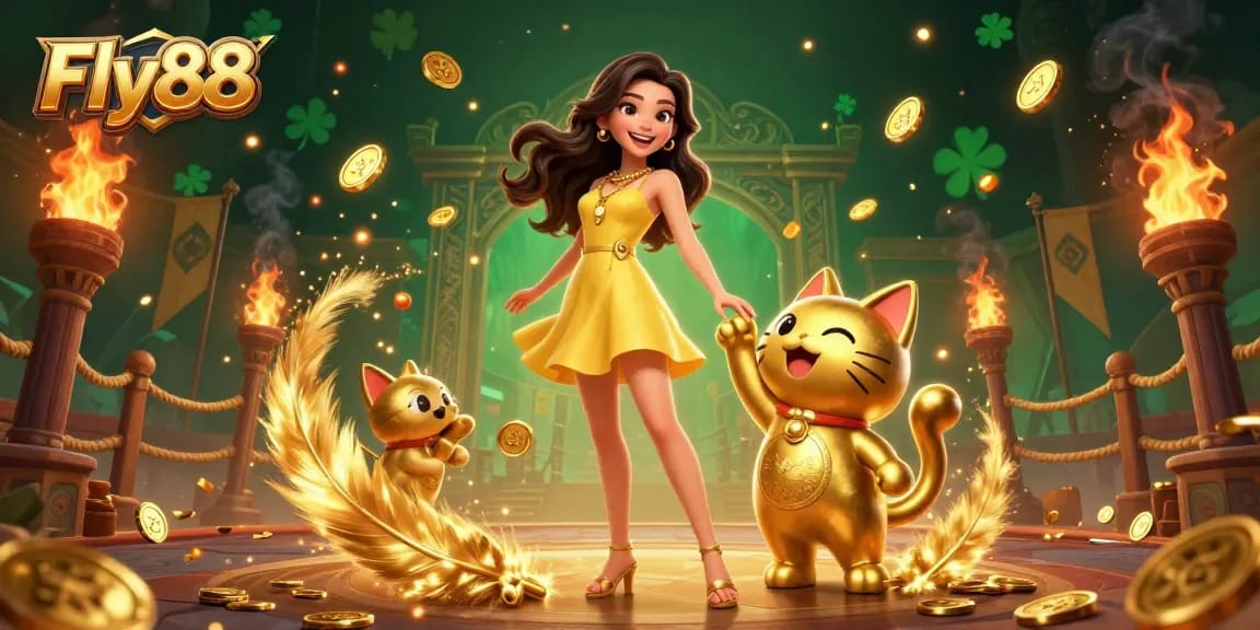 Fly88 offers an exciting online gaming experience with dynamic slot symbol interactions and vibrant visuals.