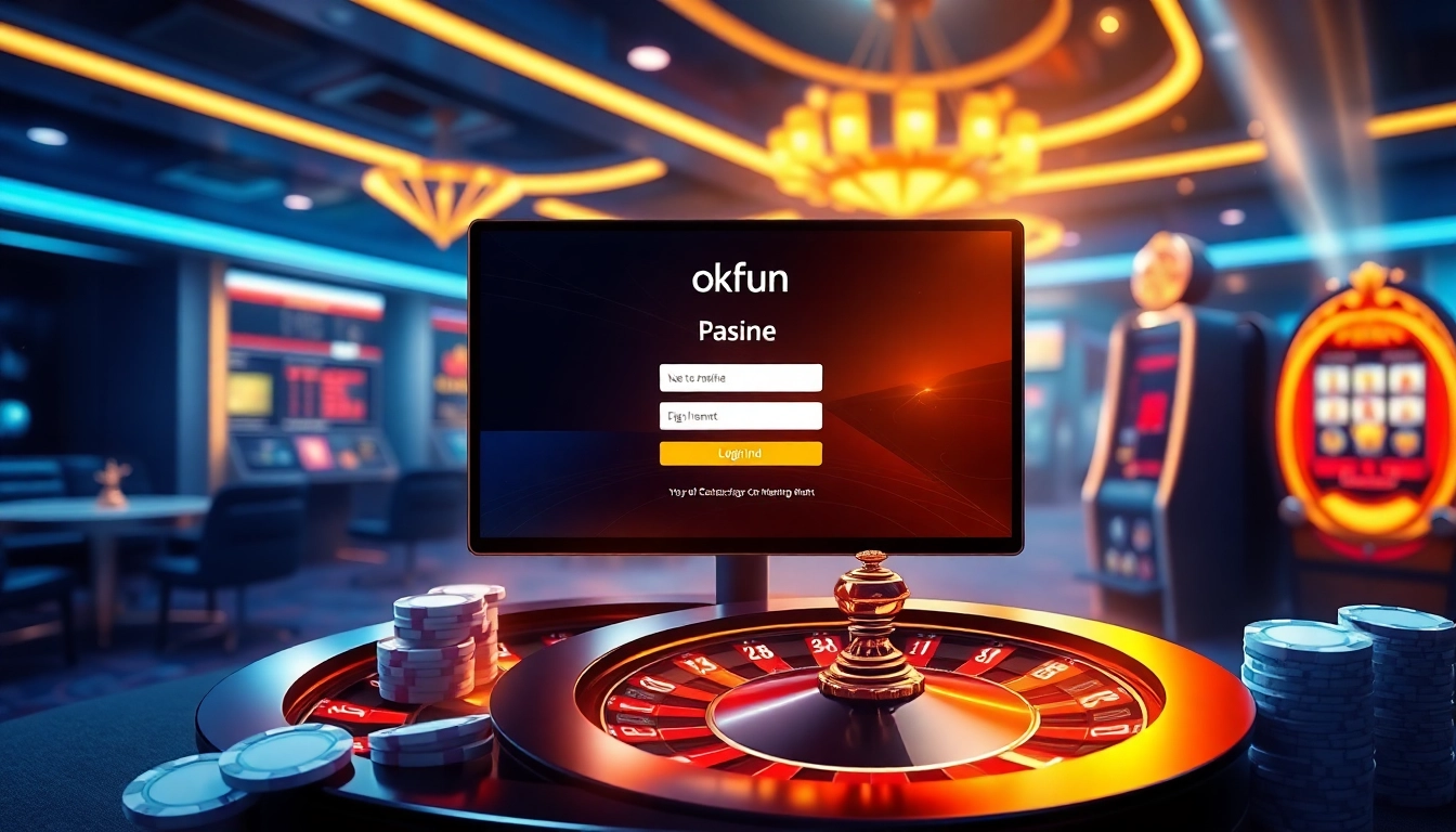 Engage with the vibrant casino interface while logging into đăng nhập okfun for an electrifying experience.