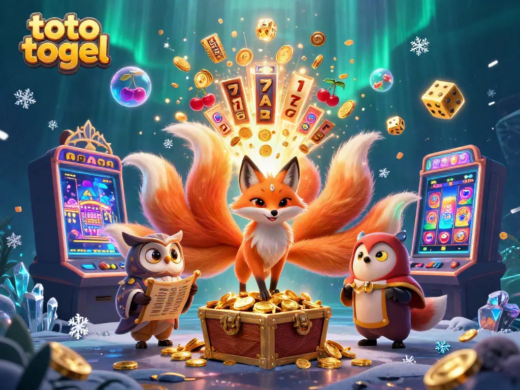 Engage in thrilling toto togel gameplay with dynamic characters and vibrant casino elements.