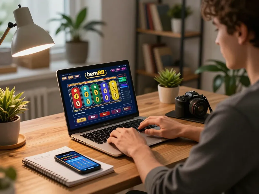 Play exciting bem88 online slots from home, featuring colorful reels and engaging gameplay.