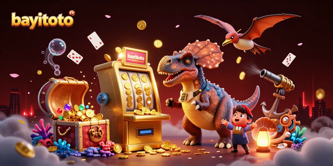 Engage in delightful gaming thrills with bayitoto as a pachycephalosaurus wins jackpot coins.