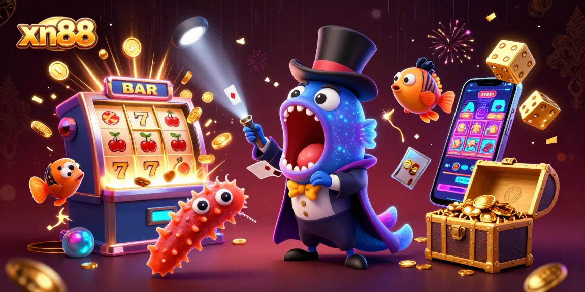 Experience the thrill of xn88 with vibrant jackpots, slots, and 3D magical underwater characters.