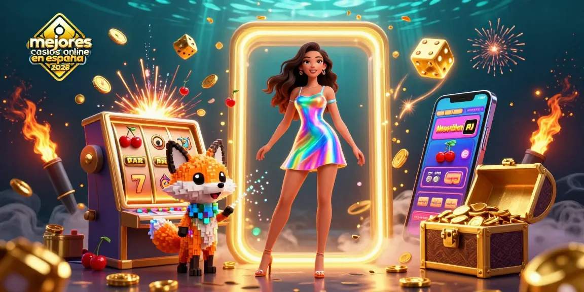 Experience the excitement of mejores casinos online en españa 2026 through dynamic slot machines and vibrant casino elements.