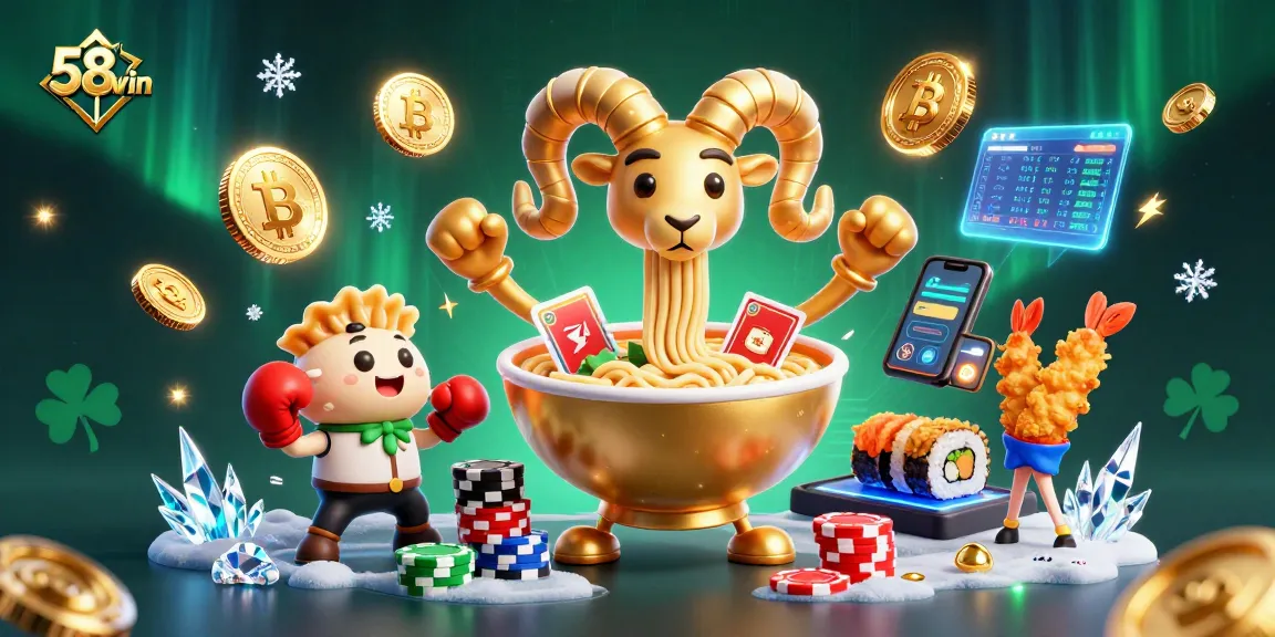 Bet on exciting games with 58win, featuring dynamic casino action and vibrant characters showcasing the thrill of gambling.