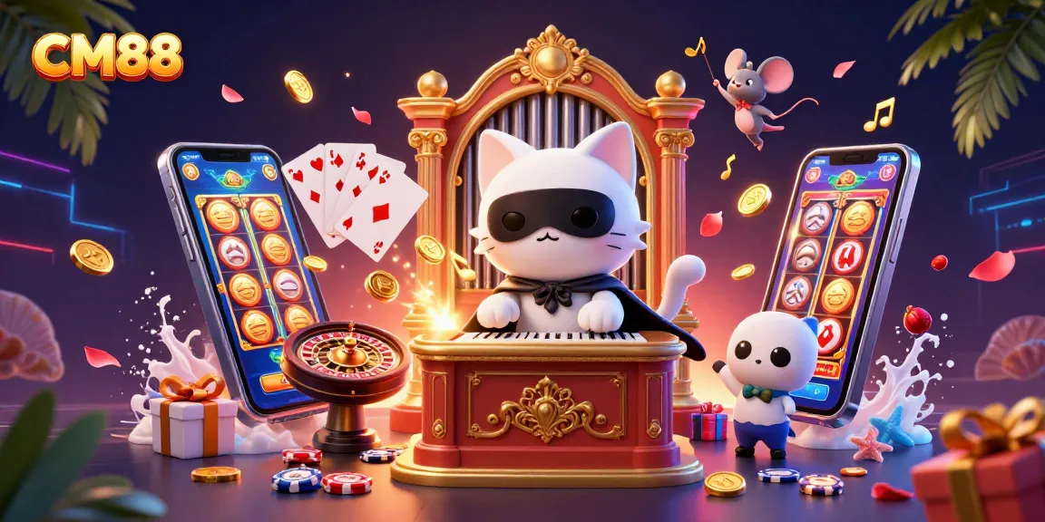 Experience classic casino thrills at CM88 with captivating games, vibrant lights, and lively action.