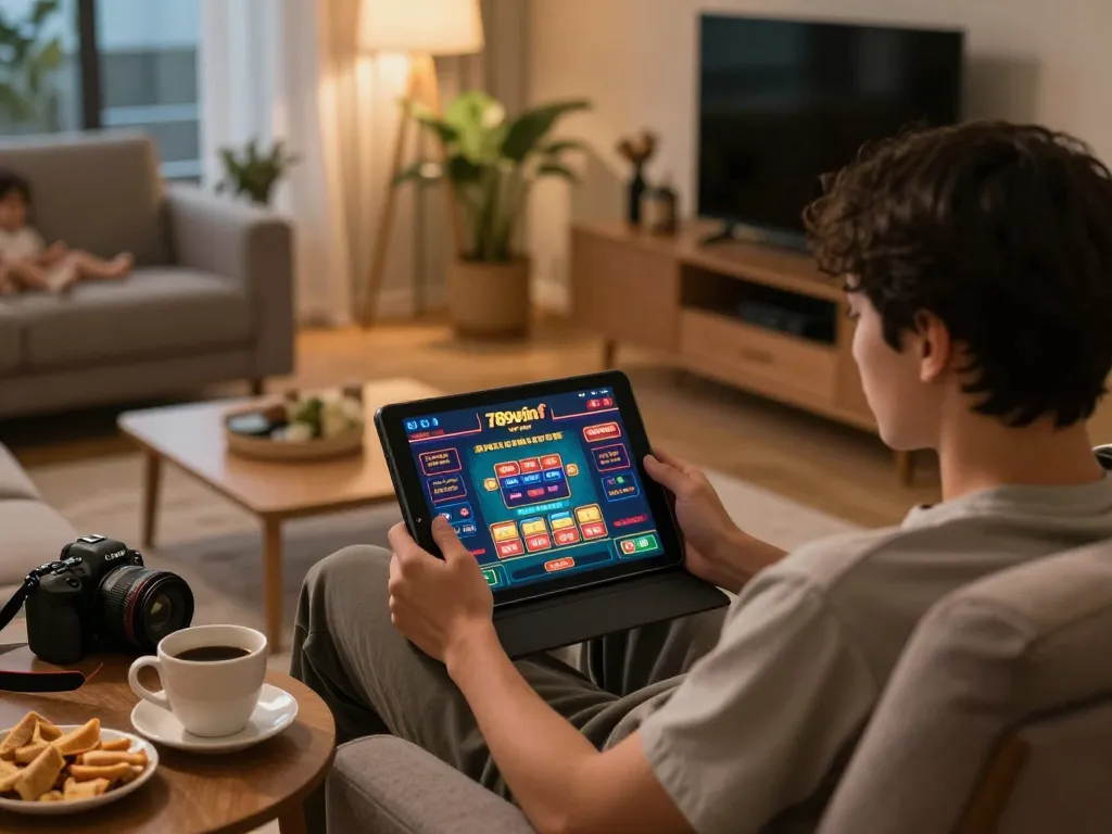 Engaging with 789winf's online casino platform for strategic gameplay at home