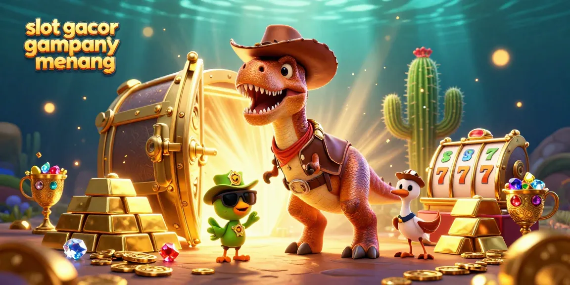 Experience the thrill of slot gacor gampang menang with vivid characters and rich treasures in an engaging scene.