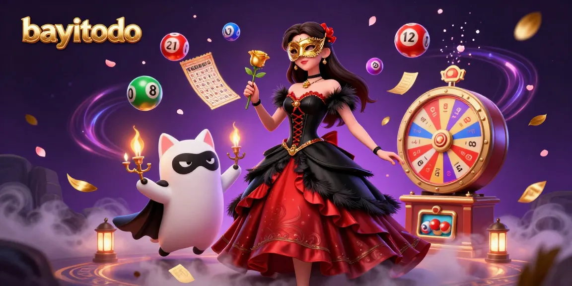 Experience the thrill of bayitoto with vibrant lottery elements and a captivating scene of gaming adventure.