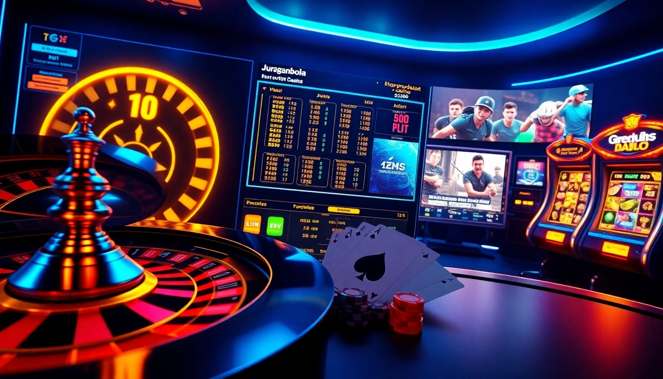 juraganbola platform showcasing professional poker chips stacking with dynamic betting action