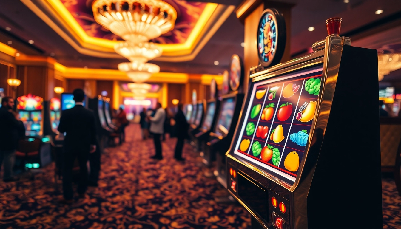 Raih kemenangan dengan bermain slot gacor di mesin kasino yang cerah dan penuh warna.