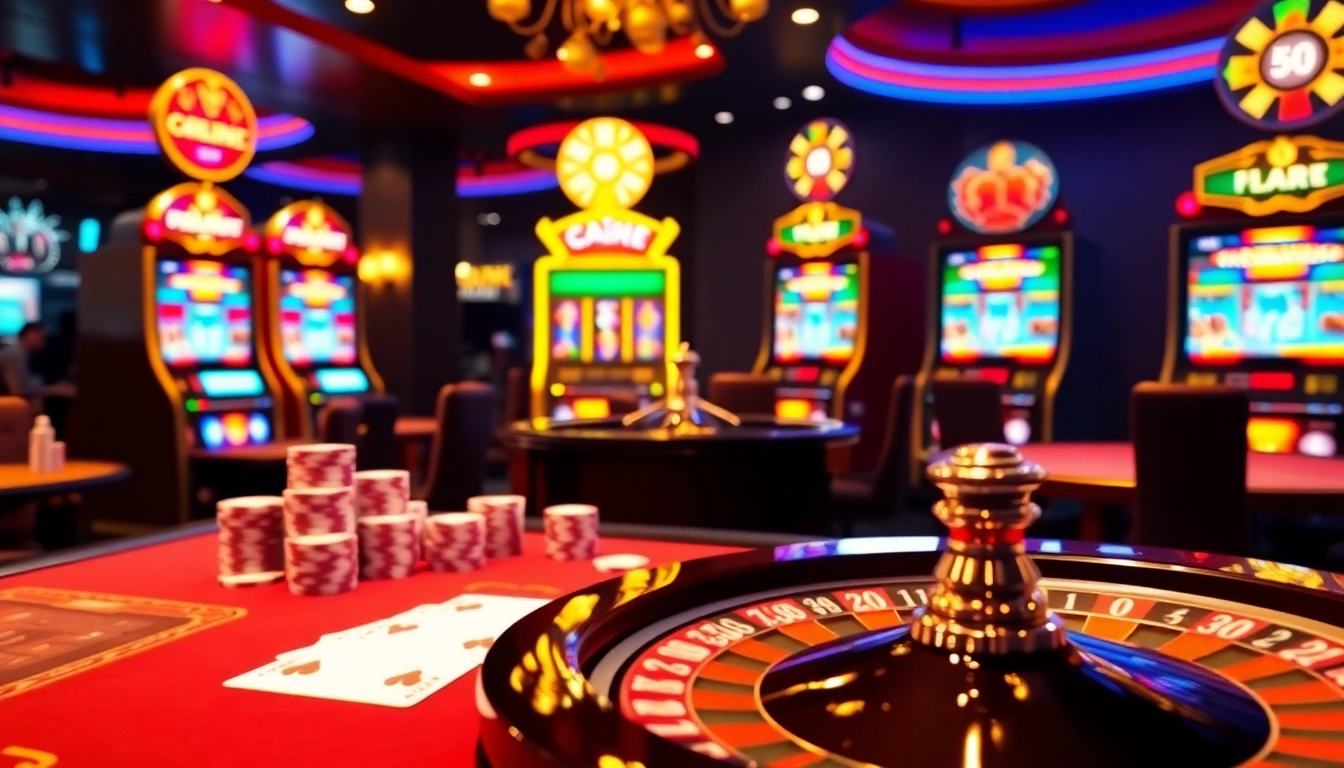 Experience the excitement of diverse gambling options at https://gg88.my/ with vibrant casino visuals.