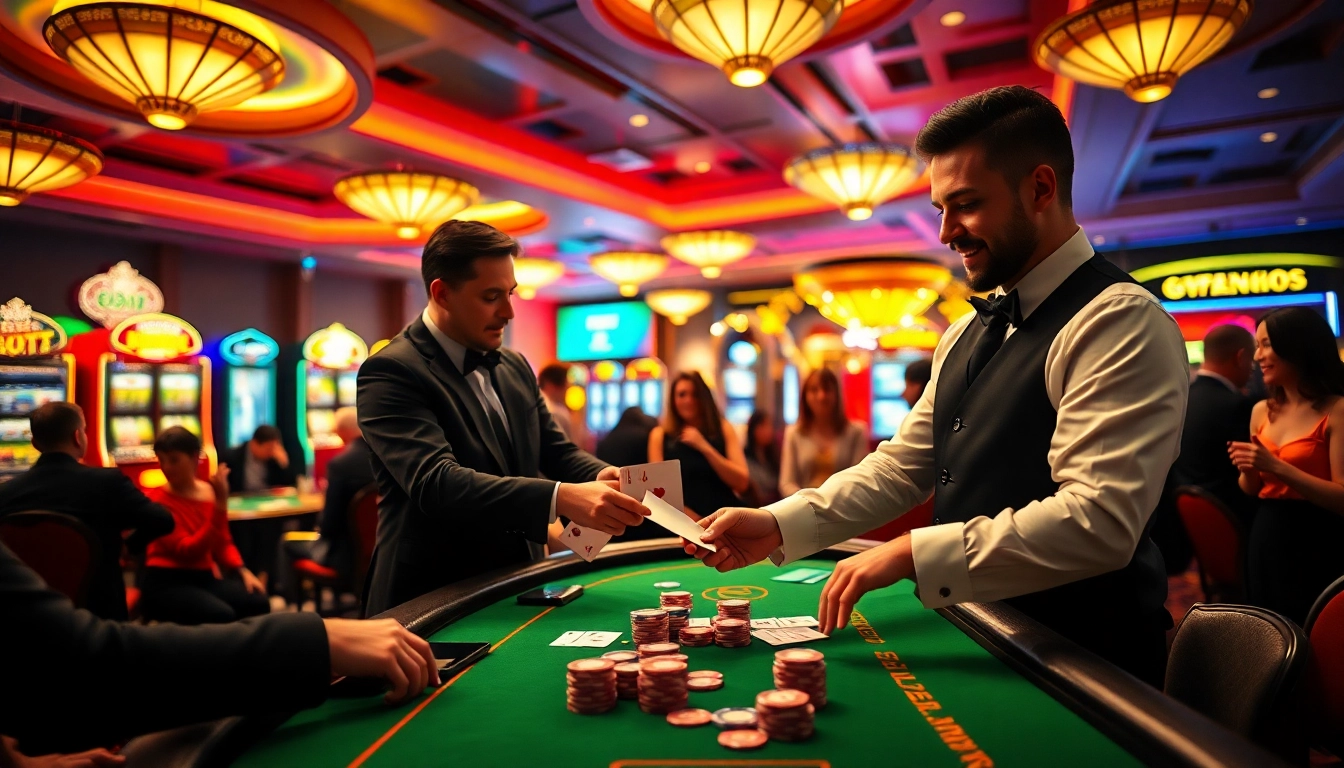 Engaging gameplay showcasing Nova88 esports with a live dealer at a casino.