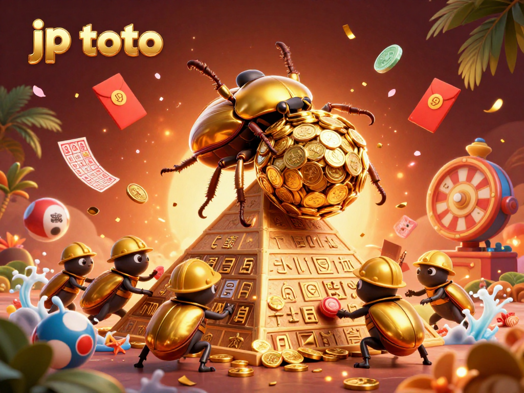 Engage with jp toto's classic lottery games, featuring vibrant 3D characters and dynamic prize elements.