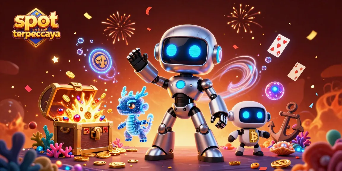 Experience the excitement of slot online terpercaya with vibrant 3D characters and rich casino elements.