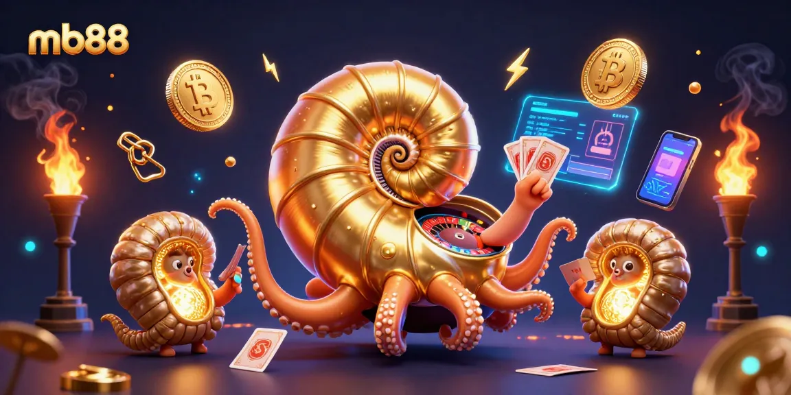 Chơi game mb88 với nautilus cổ đại và các yếu tố tiền điện tử hấp dẫn, trải nghiệm cá cược độc đáo.