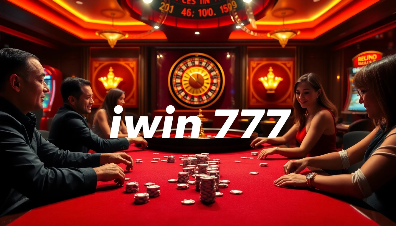 Experience the thrill of winning at iwin 777 with vibrant casino games and engaged players.