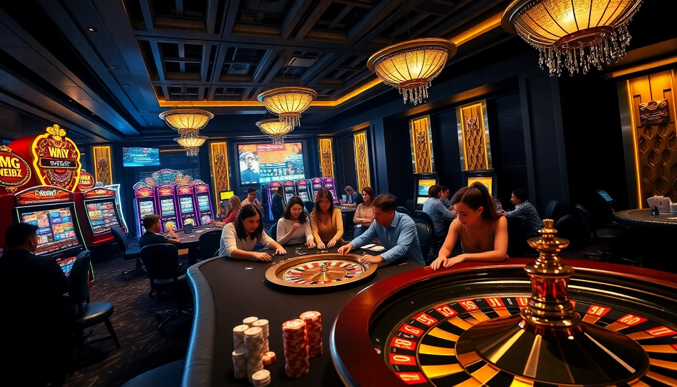 MM88 players strategizing at a casino table filled with cards, chips, and excitement.