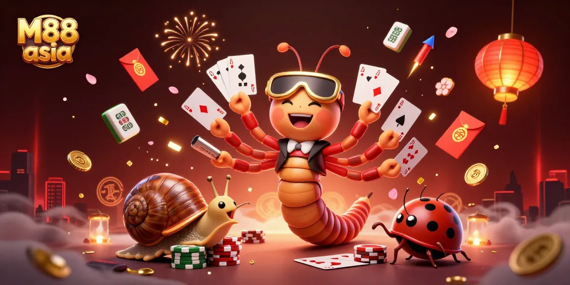 Experience dynamic gambling excitement with M88 asia’s vibrant online casino illustration.