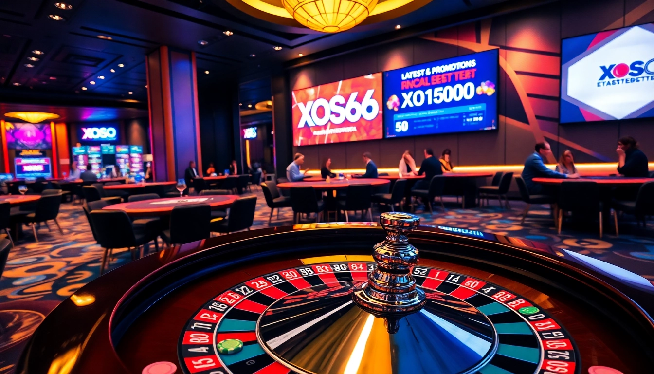 Experience the thrilling atmosphere of XOSO66 with vibrant roulette and engaged players.