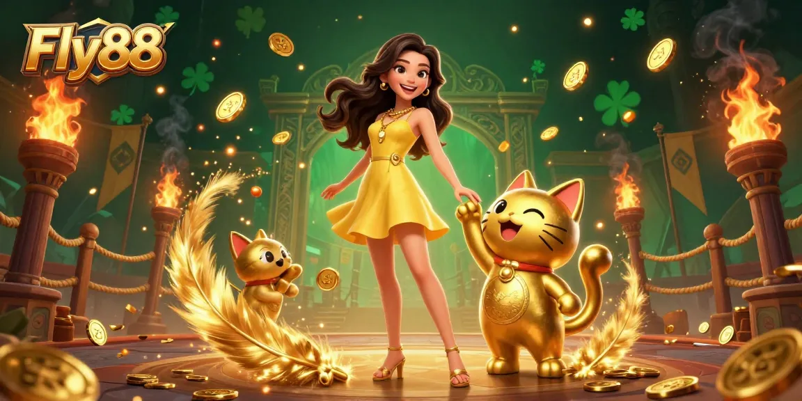 Fly88 offers an exciting online gaming experience with dynamic slot symbol interactions and vibrant visuals.