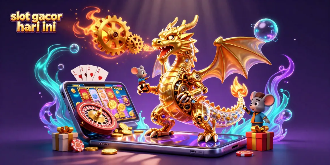 Menangkan hadiah dengan permainan slot gacor hari ini melalui ilustrasi yang menarik dan penuh warna.
