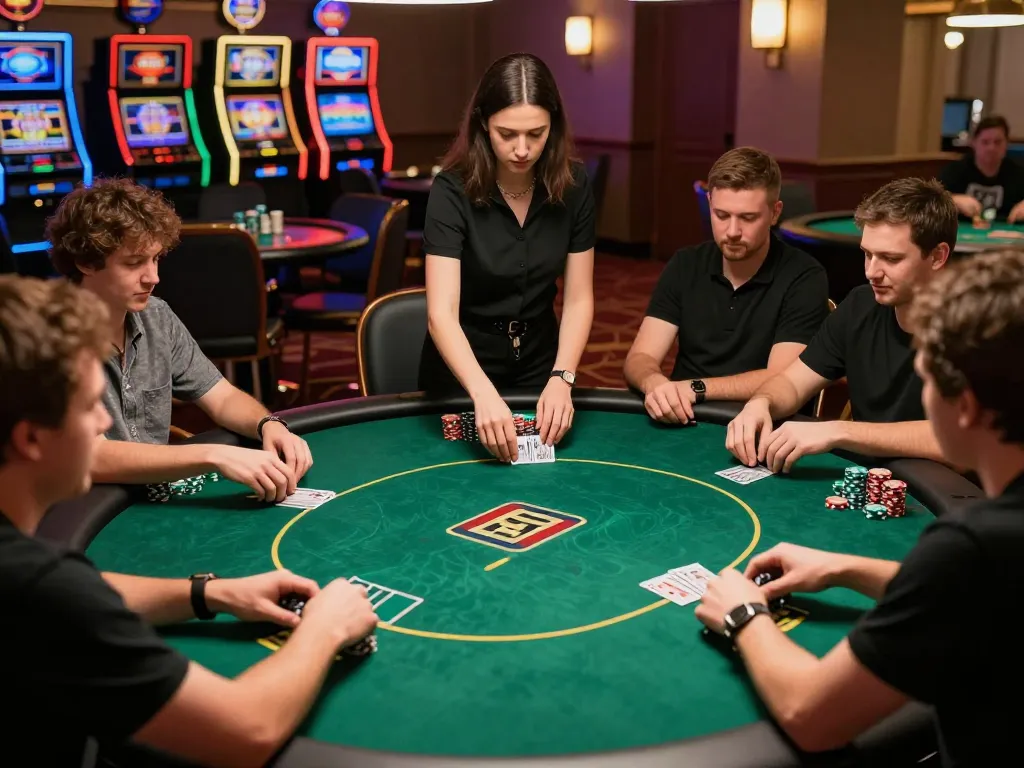 Players enjoying poker at F168's casino, highlighting a dynamic betting atmosphere.