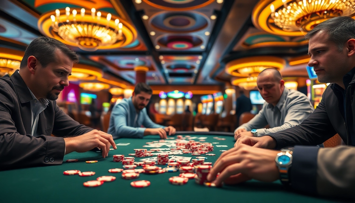 Dengan T0812, lihat aksi poker yang mendebarkan di kasino mewah.