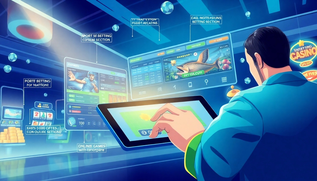 79king online betting platform interface illustration showcasing sports and casino games