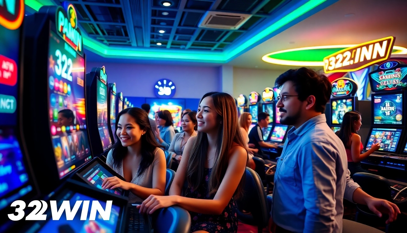 32WIN online gambling platform with diverse gaming interfaces