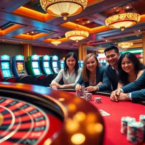 Experience the luxury of WINBET casino with exciting roulette and poker games.