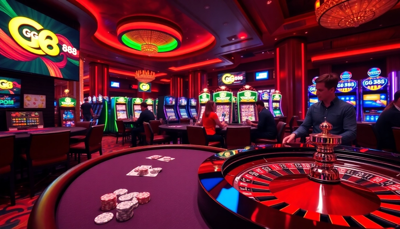 Experience thrilling gameplay at GG 88 casino with exciting table games and modern slot machines.