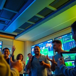 Engaging interface of XX88 HOW showcasing online betting excitement and live sports interactions.