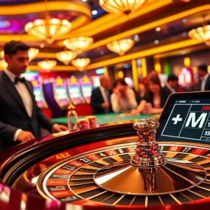 Experience thrilling gameplay at mm88 with an engaging roulette table scene.