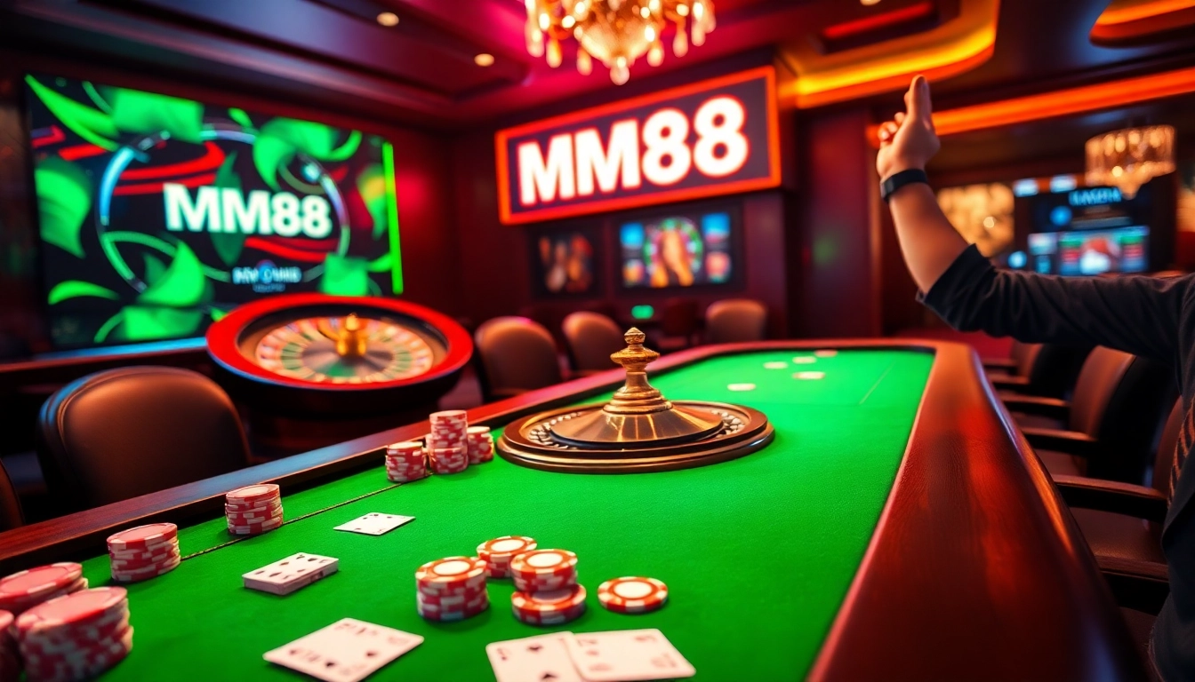 Experience the thrill of winning at MM88 casino with vibrant gameplay and engaging interfaces.