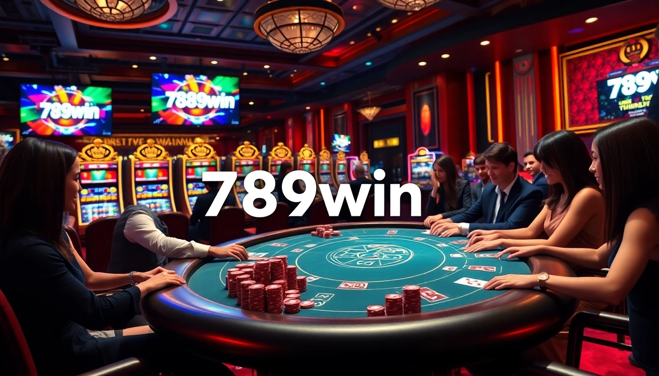 Experience the excitement of gambling at 789win with luxurious casino interiors and thrilling games.