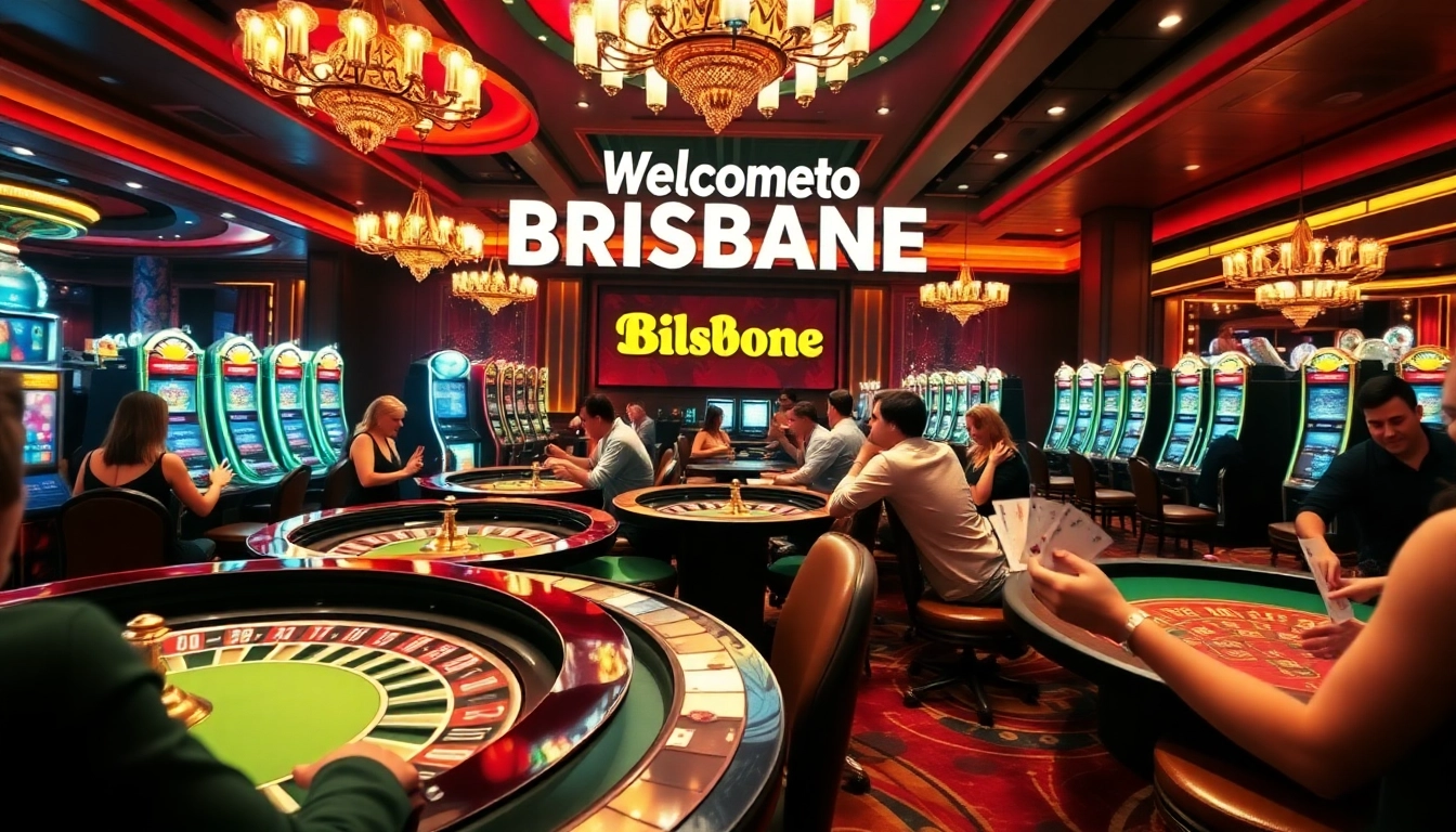Experience the thrill at a vibrant casino scene with an immigration lawyer brisbane present for expert guidance.