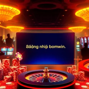 Experience the thrill of gambling by logging in to Đăng nhập bomwin, featuring vibrant casino visuals.