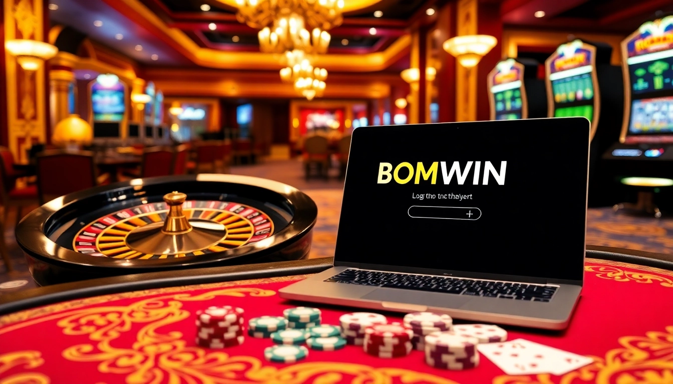 Log into BOMWIN and enjoy thrilling casino games with vibrant visuals and exciting stakes.