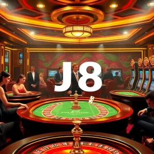 Experience the thrill at J8 casino with dynamic gameplay and vibrant betting action.