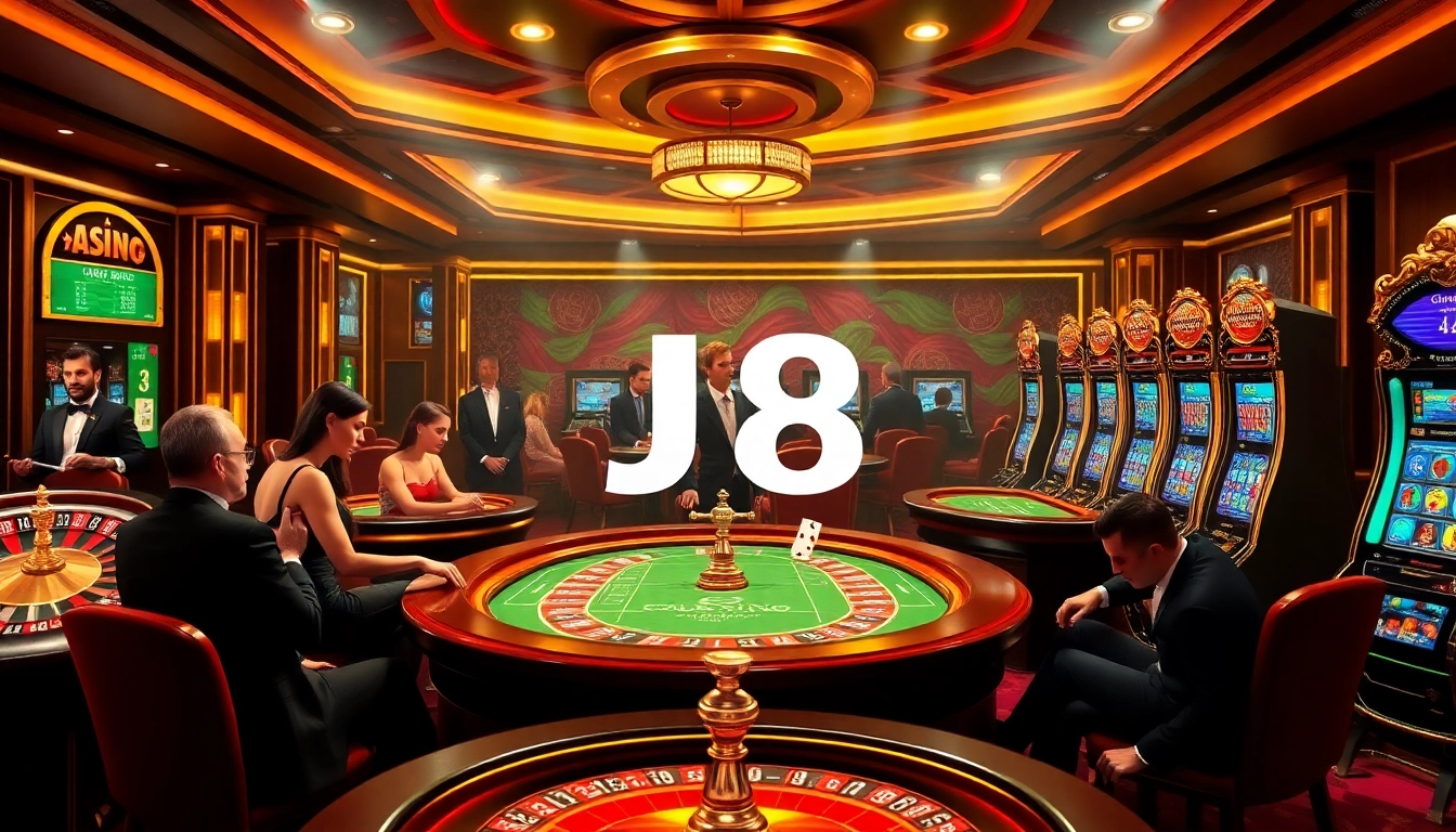 Experience the thrill at J8 casino with dynamic gameplay and vibrant betting action.