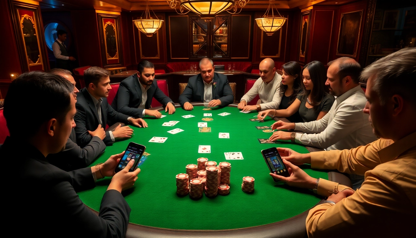 Engage in high-stakes poker action at ClubGG real money gaming table with colorful chips.