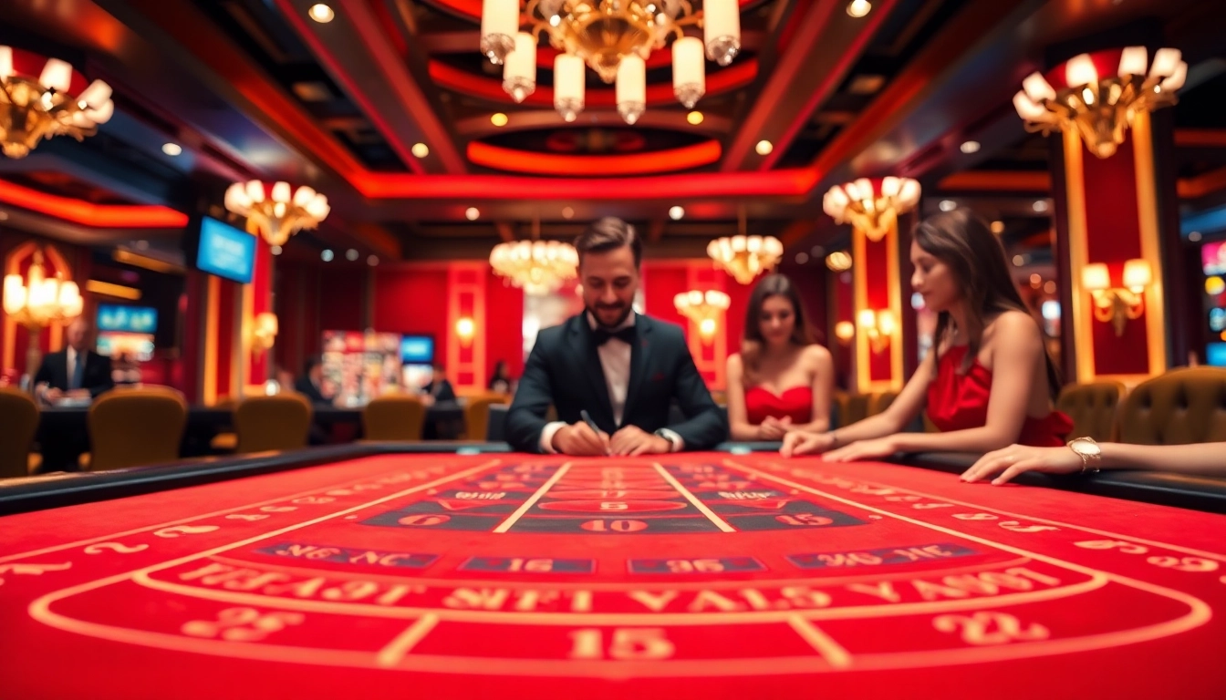 에볼루션 카지노의 럭셔리 게임 테이블에서 진행 중인 바카라 게임을 보여줍니다.