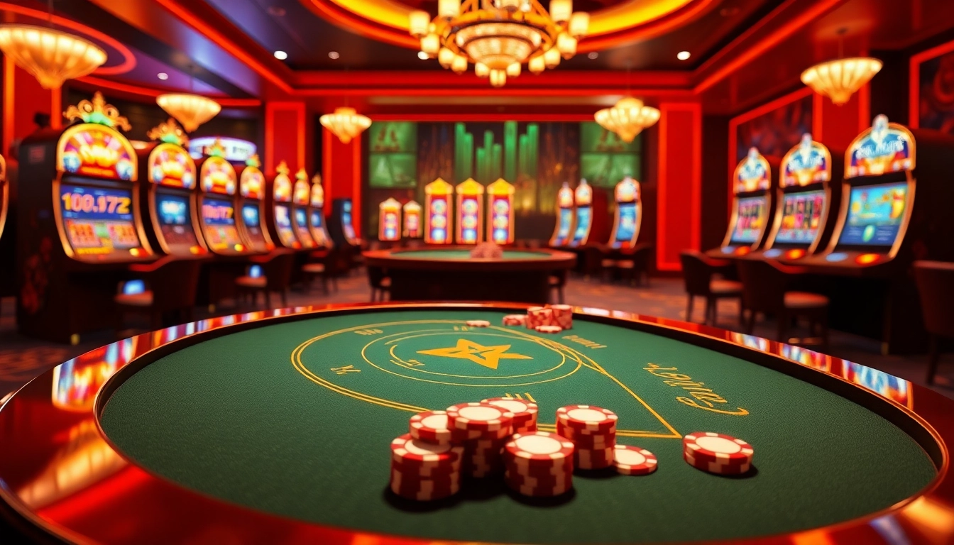 Experience the excitement of bitbetwin.cc with vibrant casino visuals featuring poker chips and slot machines.