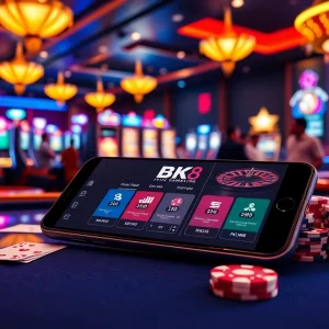 Experience thrilling online gambling at BK8 with a vibrant casino atmosphere filled with excitement.