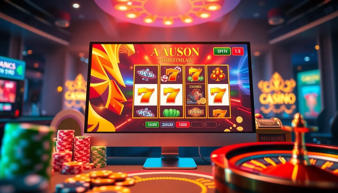 Experience the excitement of situs apiraja88 with a vibrant online casino scene featuring casino games and live action.